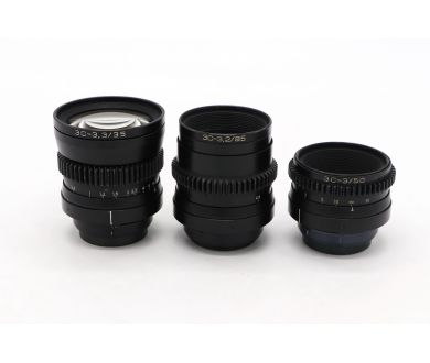Комплект объективов ЗС 3шт
