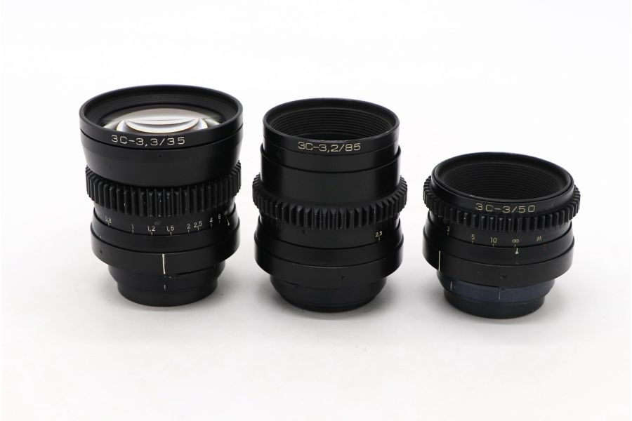 Комплект объективов ЗС 3шт
