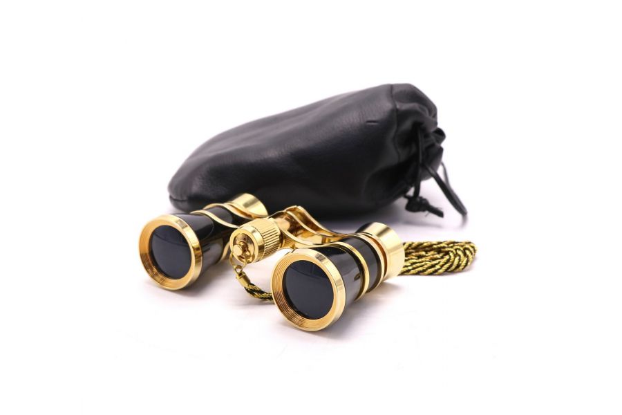 Бинокль театральный золотистый (СССР, 1987)