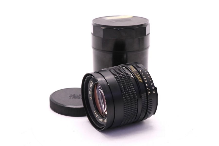 Объектив Калейнар-5Н МС 2.8/100 в тубусе (СССР)