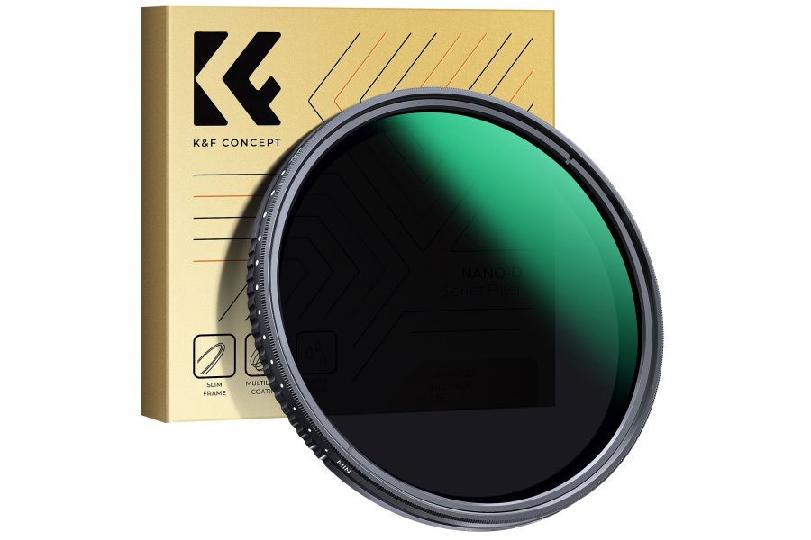 Светофильтр K&F Concept Nano-D Variable ND2-ND400 (1-9 Stop) 67mm