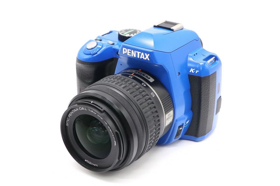 Pentax K-r kit blue (пробег 10000 кадров)