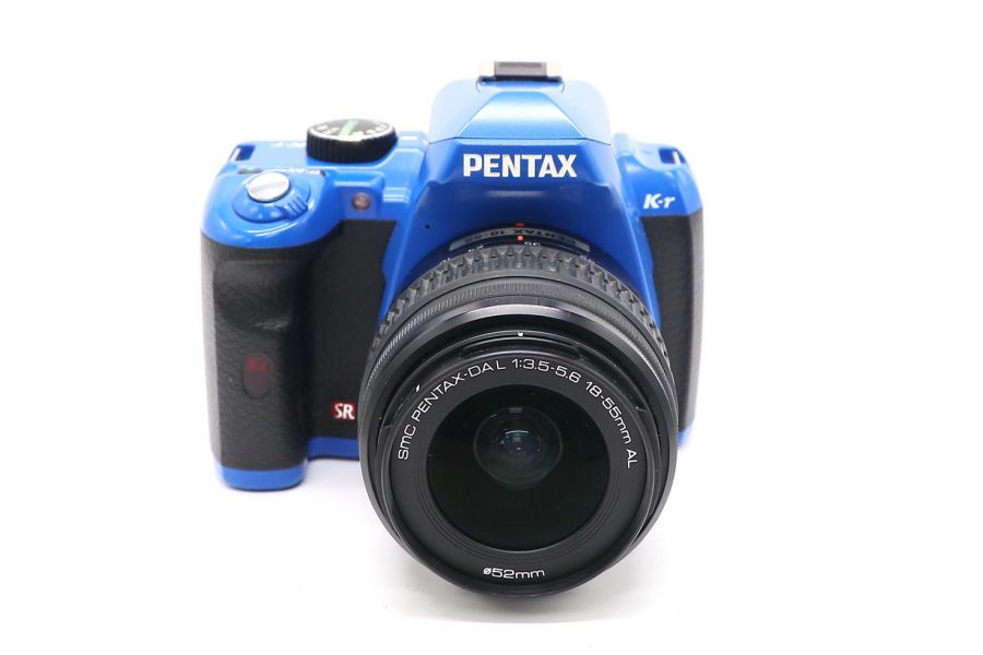 Pentax K-r kit blue (пробег 10000 кадров)
