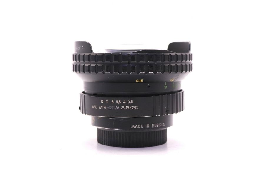 Объектив Мир-20М МС 3.5/20 М42 неисправный