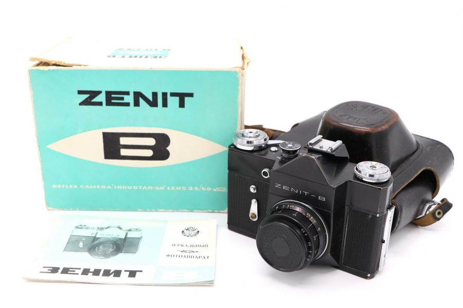 Редкий Зенит-В kit черный в упаковке (СССР, 1972)