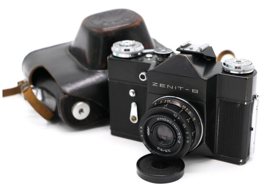 Редкий Зенит-В kit черный в упаковке (СССР, 1972)