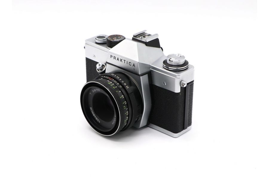 Praktica L + Tessar 2.8/50mm aus Jena DDR