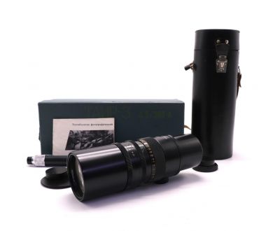 Купить Объектив Таир-3 4,5/300А в упаковке (СССР, 1976) Объектив Таир-3 4,5/300А в упаковке (СССР, 1976)