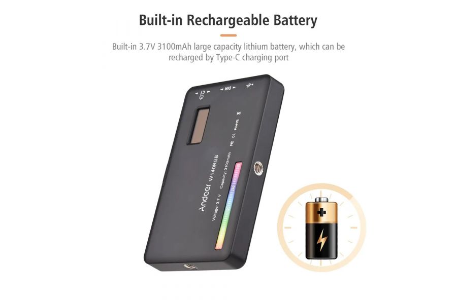 Осветитель Andoer W140 RGB