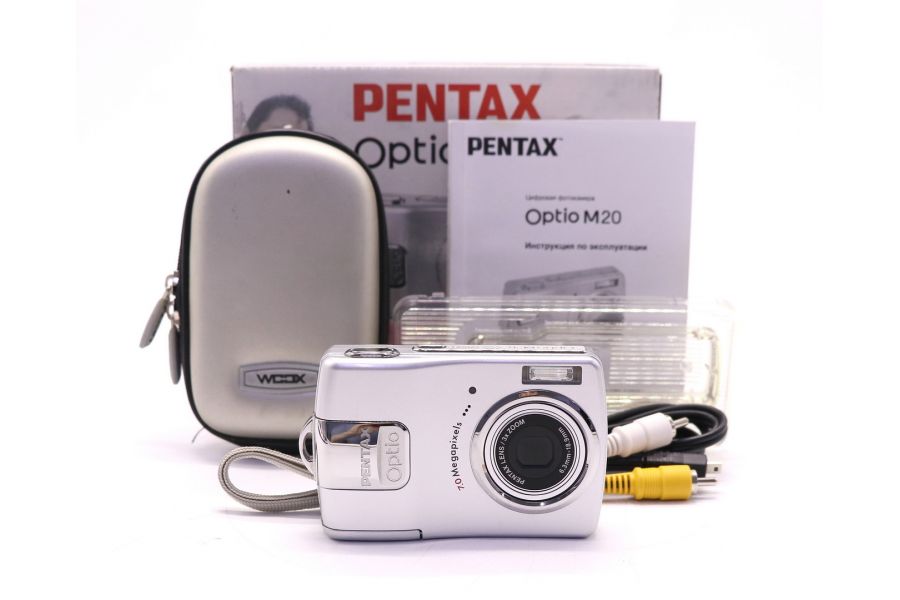 Фотокамера компактная Pentax Optio M20 в упаковке
