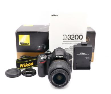 Nikon D3200 kit в упаковке (пробег 9995 кадров)