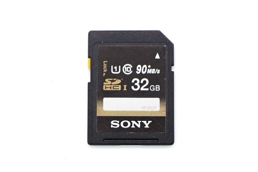 Карта памяти Sony SDHC32ГБ Class 10, UHS-I, R 90МБ/с