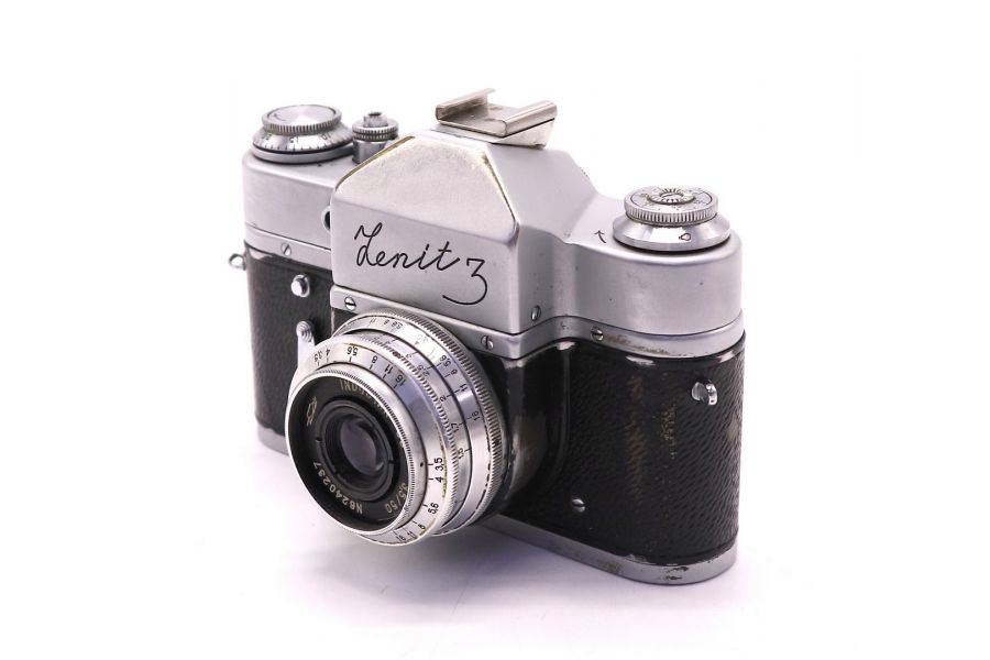 Зенит 3 + Индустар-50 (КМЗ, 1962)