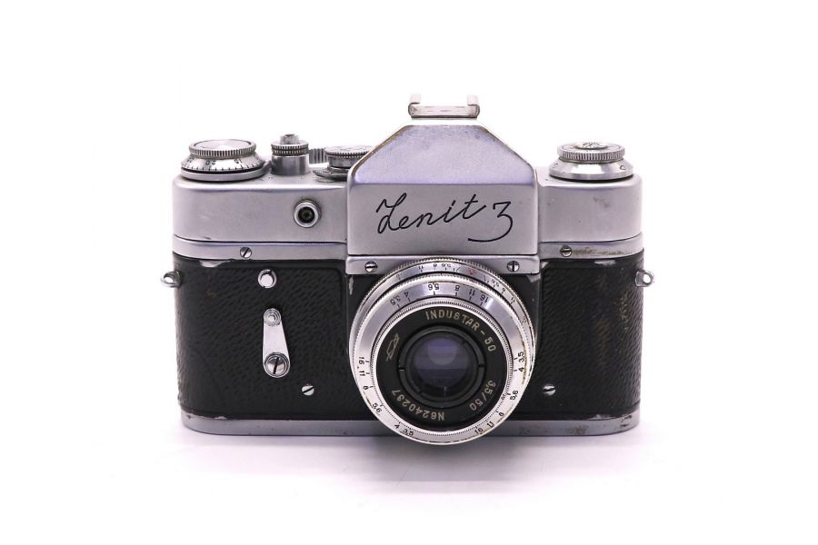 Зенит 3 + Индустар-50 (КМЗ, 1962)