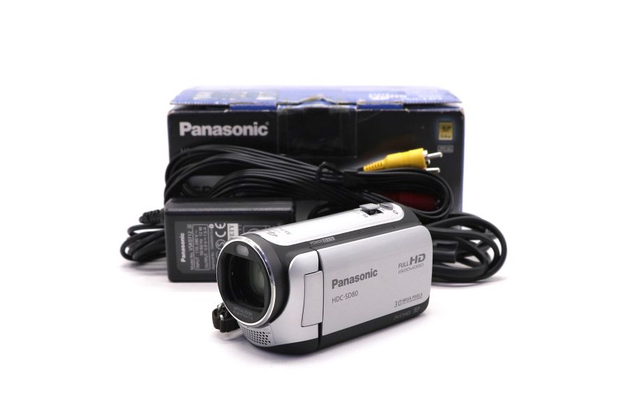 Видеокамера Panasonic HDC-SD80 в упаковке