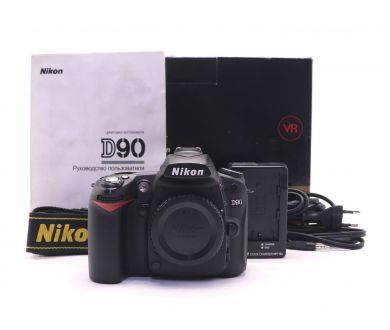 Nikon D90 body в упаковке (пробег 10700 кадров)