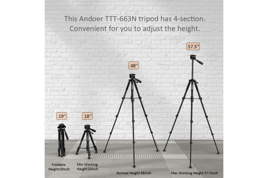 Штатив Andoer TTT-663N Новый