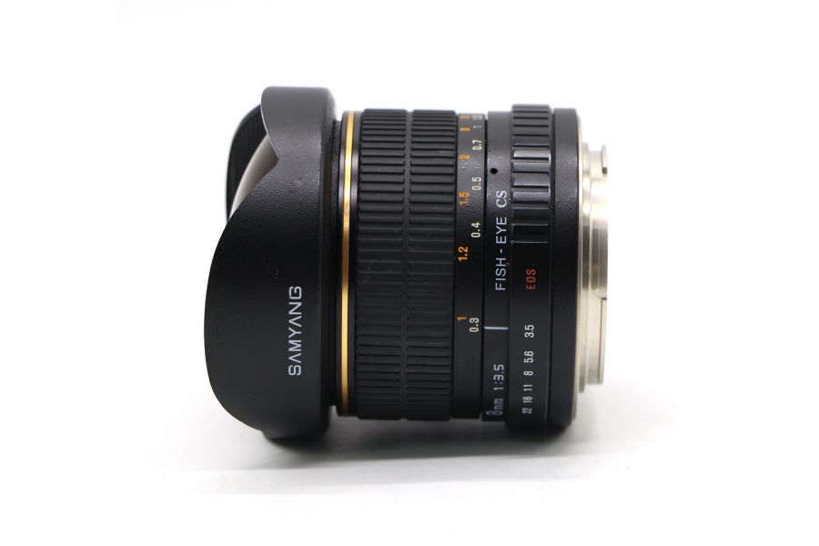 Samyang 8mm f/3.5 AS IF MC Fish-eye CS Canon EF-S в упаковке