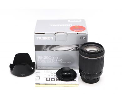 Tamron 18-200mm f/3.5-6.3 DI II VC for Nikon в упаковке