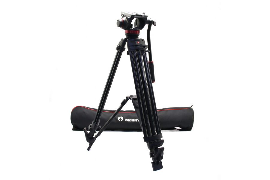 Штатив Manfrotto 546GB + голова Manfrotto MVH502A