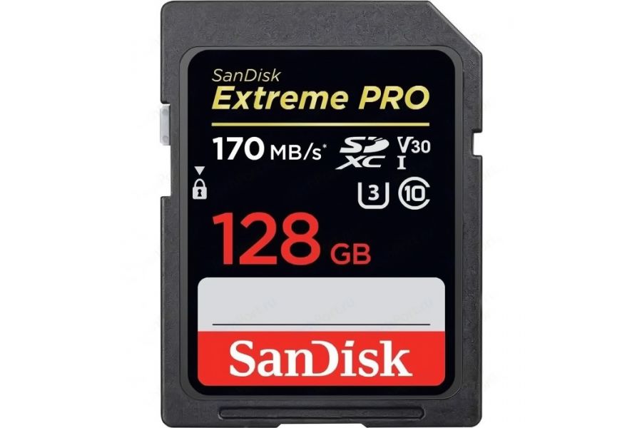 Карта памяти SD SanDisk Extreme Pro 128GB 200MB/s