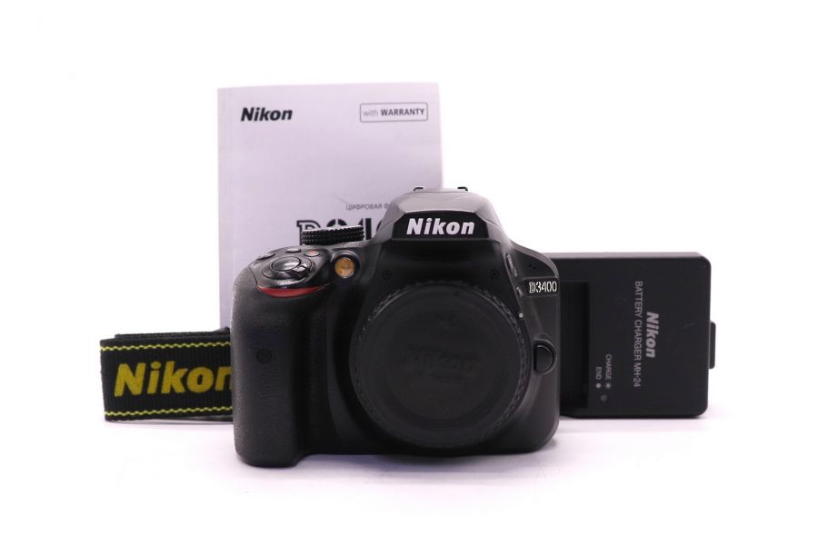 Nikon D3400 body (пробег 5415 кадров)