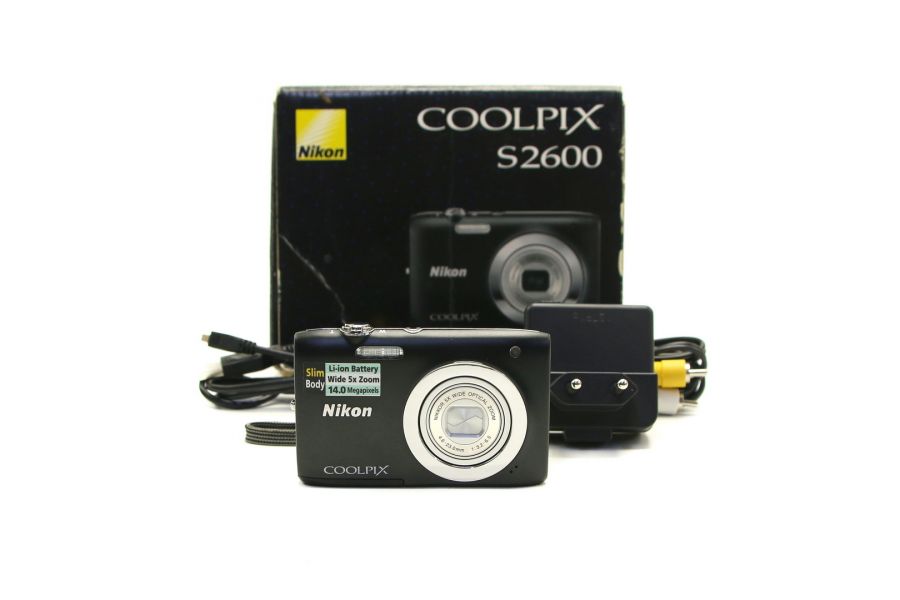 Nikon Coolpix S2600 в упаковке 