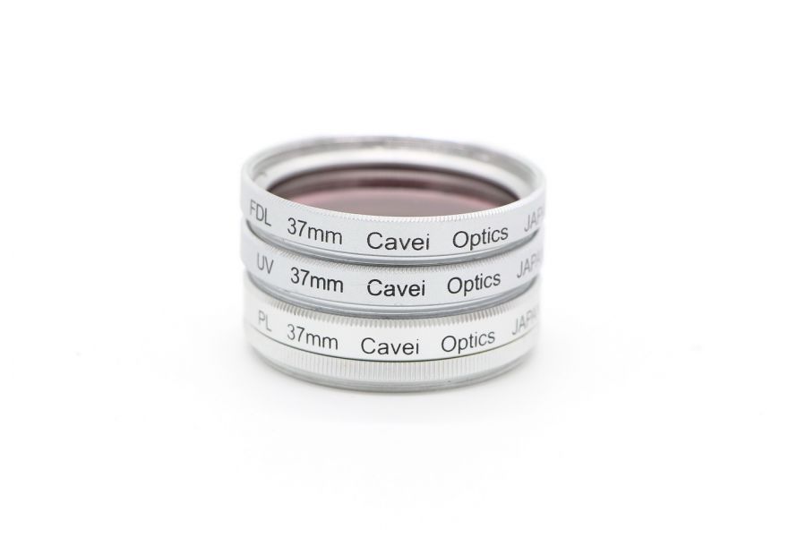 Набор светофильтров CAVEI 37mm UV - PL - FDL