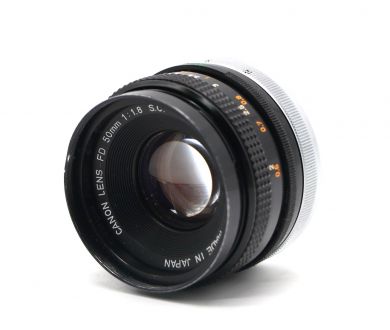 Canon FD 1.8/50mm S.C. для Nikon F lens