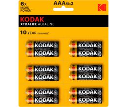 Батарейка алкалиновая Kodak XTRALIFE LR03 (AAA) 12 штук в упаковке 