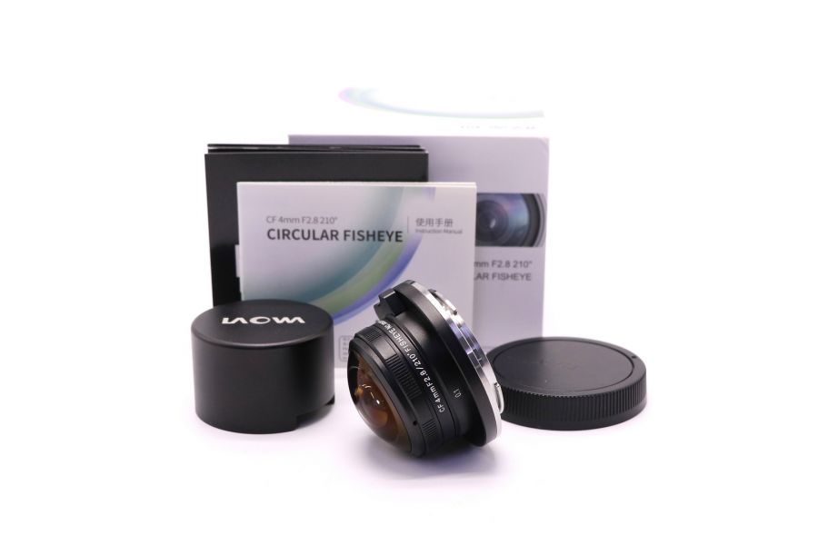 Laowa 4mm f/2.8 Fisheye в упаковке