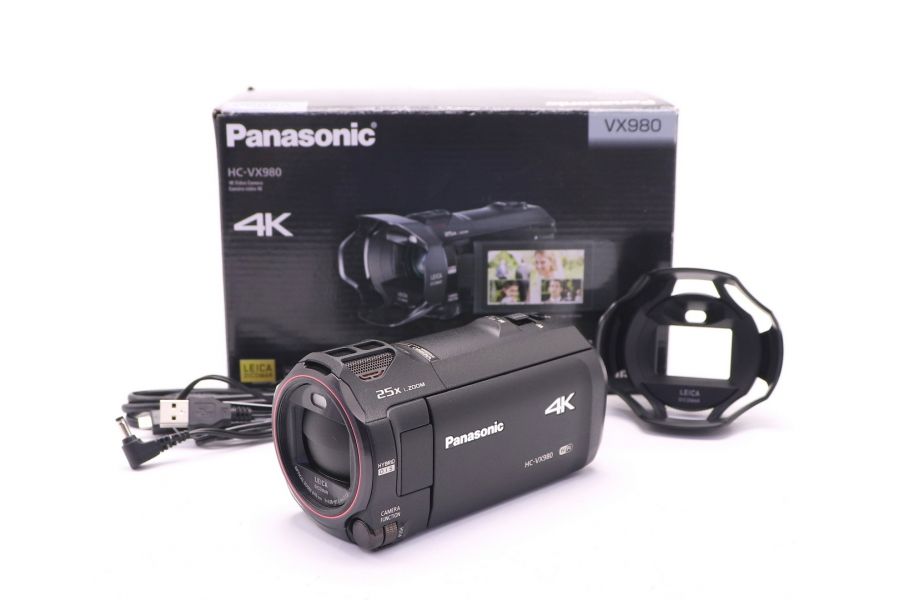 Видеокамера Panasonic HC-VX980 в упаковке