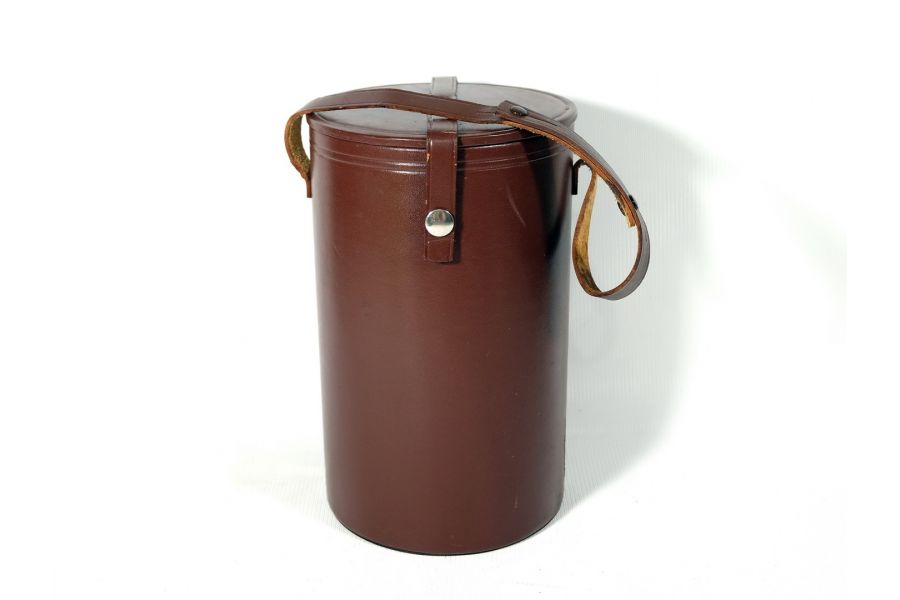 Тубус кожаный 14х22см