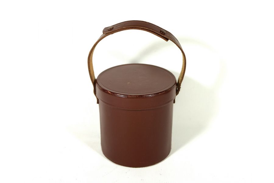 Тубус кожаный 11х11см