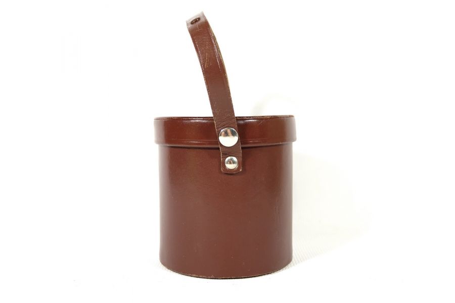 Тубус кожаный 11х11см