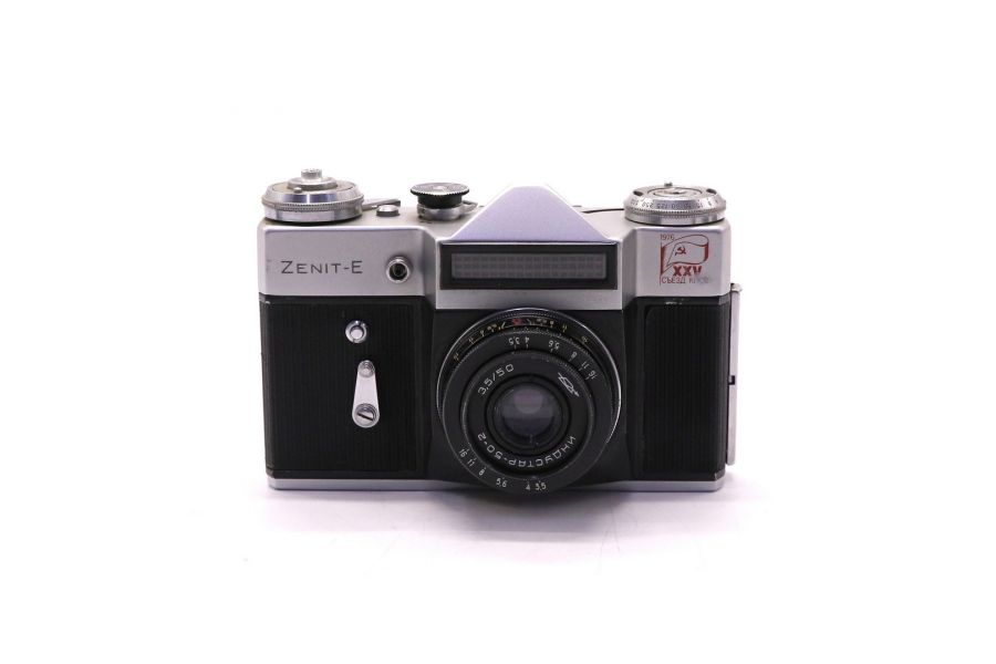 Зенит Е 25 съезд КПСС + Индустар-50-2 (СССР, 1976)