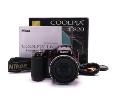 Nikon Coolpix L820 purple в упаковке 