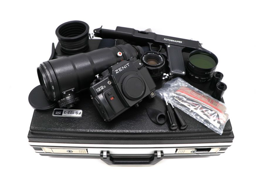 Редкость Фоторужье Зенит 122s в дипломате