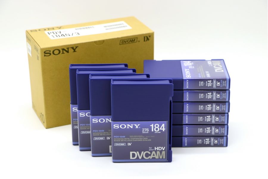 Видеокассеты Sony PDV-184N новые, 10 шт упаковка
