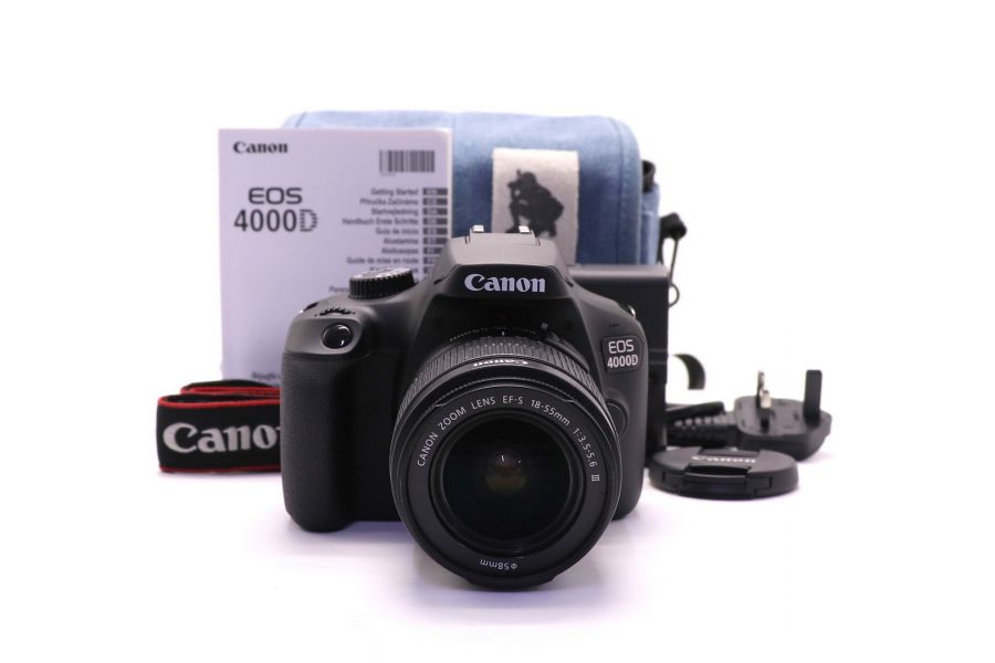 Canon EOS 4000D kit (пробег 8700 кадров)
