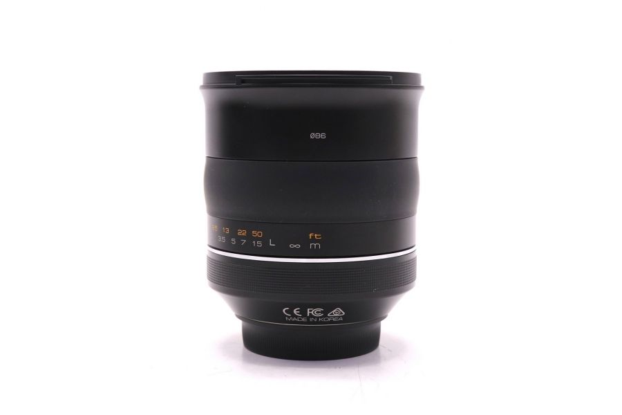 Samyang 85mm f/1.2 XP для Canon EF в упаковке