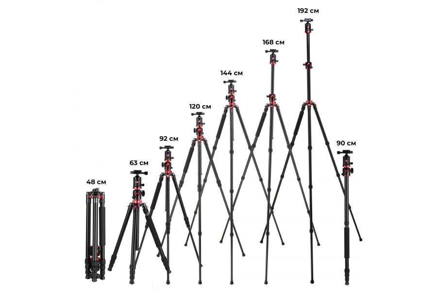Штатив Zomei M8 с горизонтальной штангой 183 см