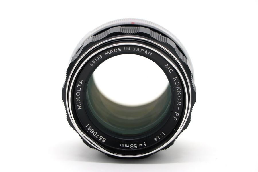 Minolta MC Rokkor-PF 58mm f/1.4