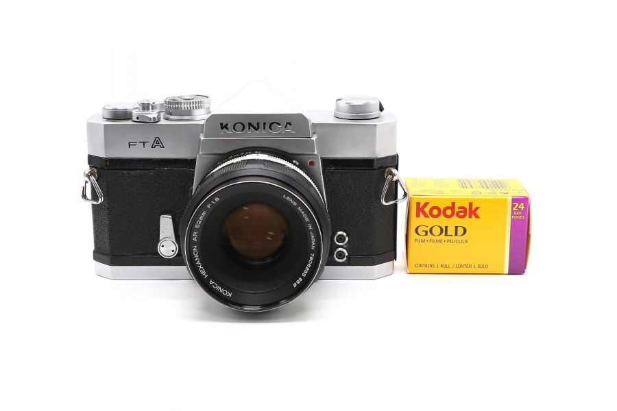 Konica FTA kit + Фотопленка Kodak Gold