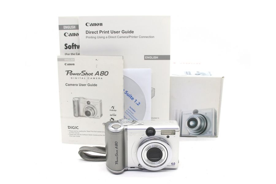 Canon PowerShot A80 в упаковке
