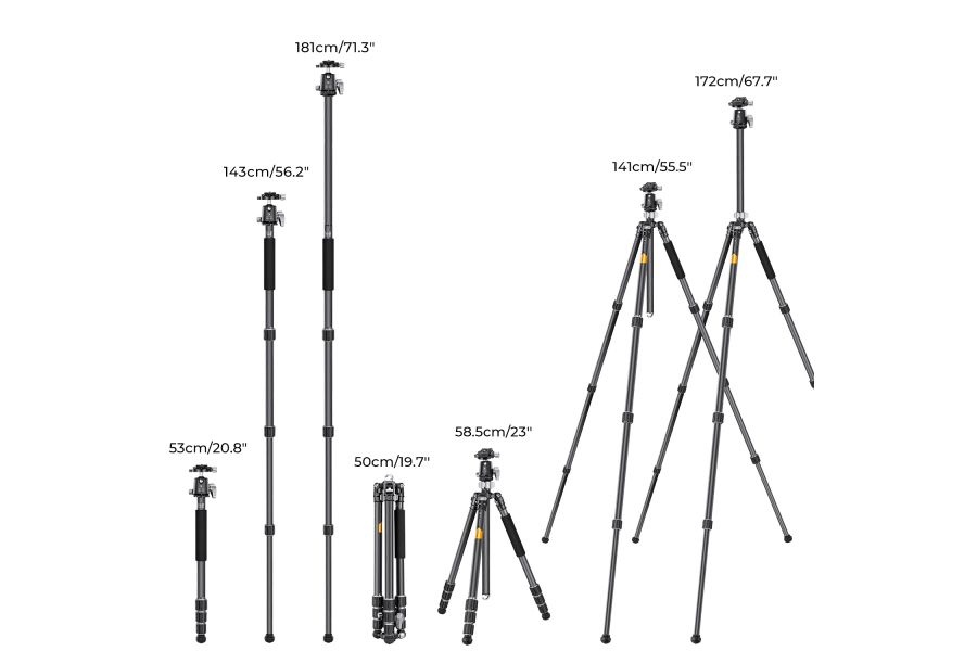 Штатив K&F Concept X254C4 + BH-30