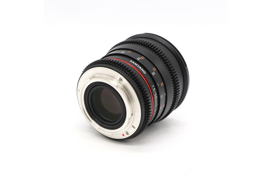 Samyang 50mm T1.5 AS UMC for Canon EF в упаковке