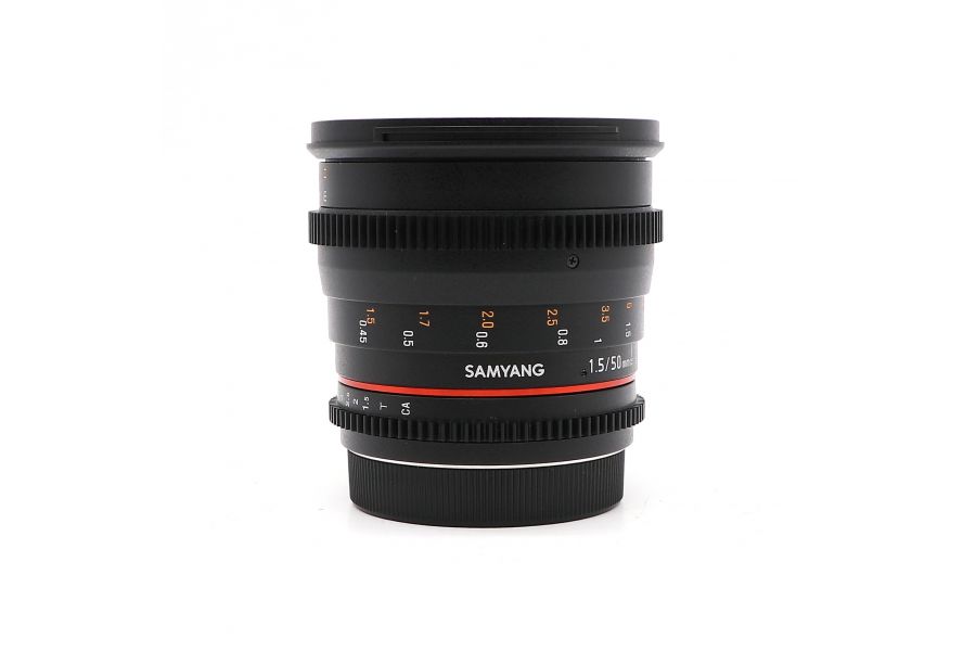 Samyang 50mm T1.5 AS UMC for Canon EF в упаковке