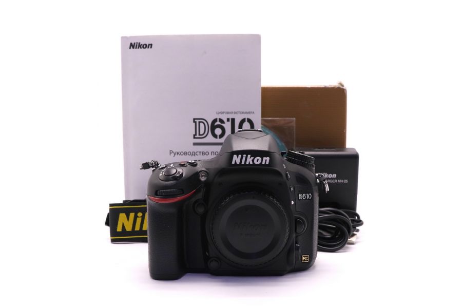 Nikon D610 body в упаковке (пробег 6150 кадров)