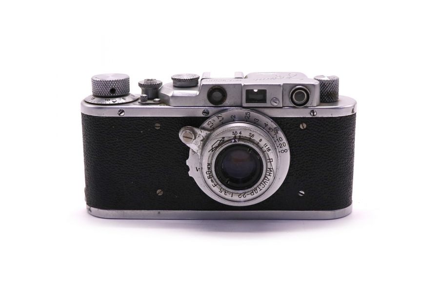 Зоркий + Индустар-22 ранний 